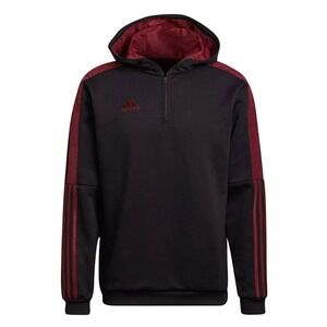 Adidas‎ Men Tiro Long Track Top Jacket Black Red Athletic Run GYM Jackets H60016
